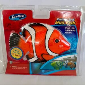 NEW Swim Ways Orange Rainbow Reef Mini Fish Battery Operated Pool Toy